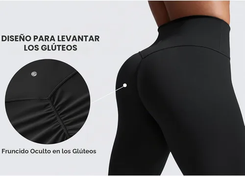 Vista 5 de CRZ YOGA Leggings Secretsculpt de 25" Negro