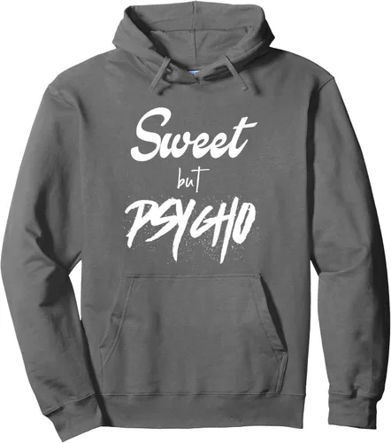 Vista 6 de Sweet but Psycho Sudadera con capucha Negro