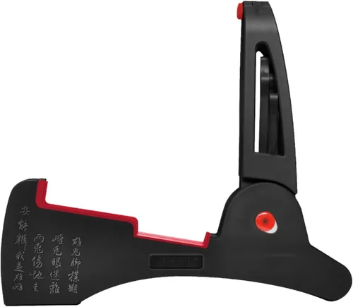 Vista 6 de Soporte universal plegable para guitarra con marco en A, antideslizante, soporte fuerte para guitarra acústica eléctrica, bajo, ukelele, viaje