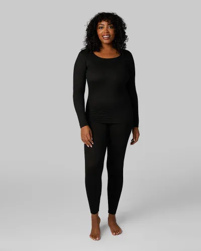 Vista 3 de 32 Degrees - Leggings ligeros para mujer, elásticos en 4 direcciones, ajuste de forma, térmicos