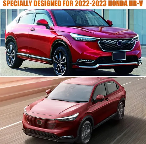Vista 2 de Funda impermeable para automóvil SUV ajuste personalizado para Honda HR-V 2022-2024, 6 capas para todo tipo de clima, con puerta con cremallera