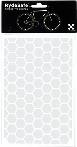 Vista 11 de RydeSafe Adhesivos reflectantes - Kit hexagonal - Grande