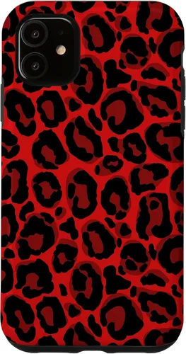 Vista 8 de Red Leopard Phone Case Cheetah Skin Pattern Women Case for iPhone 17