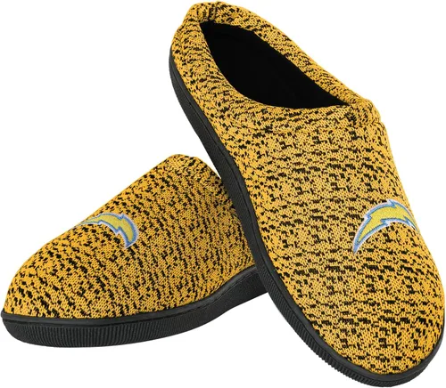 Vista 110 de FOCO NFL - Pantuflas para hombre con suela Cupsole tejidas en poliéster