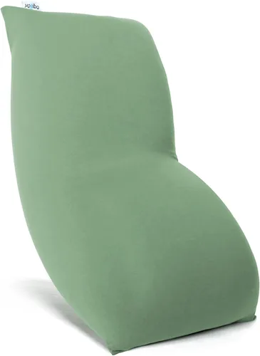 Vista 12 de Yogibo Puf corto para adultos, niños y adolescentes con relleno, suave, afelpado, cómodo, sensorial, sofá biplaza, funda lavable, neutro brillante