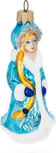 Vista 2 de Snegurochka Snow Maiden - Adorno navideño de cristal