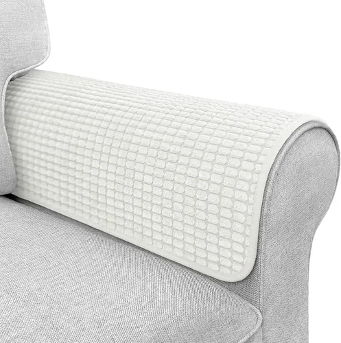 Vista 7 de Fundas para brazos de sofá, fundas impermeables para reposabrazos de sofá, sillón, sofá biplaza, funda para reposacabezas, funda antideslizante