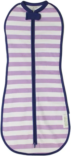 Vista 7 de Woombie Original Pink Blush Chevron One-Step manta de bebé, Pink Blush