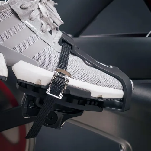 Vista 8 de Venzo Clips para dedos de bicicleta para bicicleta, adaptadores de pedal de bicicleta de ejercicio para interiores, compatible con pedal