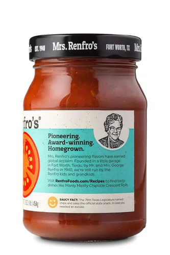 Vista 3 de Mrs. Renfro's Salsa suave, 16 oz (paquete de 4)