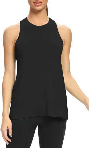 Vista 5 de Mippo - Camisetas de entrenamiento para mujeres, Camisetas de yoga atléticas, Camisetas de deportes para corredores