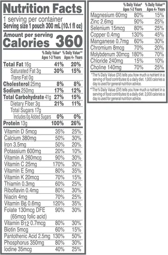 Vista 4 de Compleat Pediatric Organic Blends Suplemento oral Pollo-Garden 10.1 oz Bolsa 24 Ct