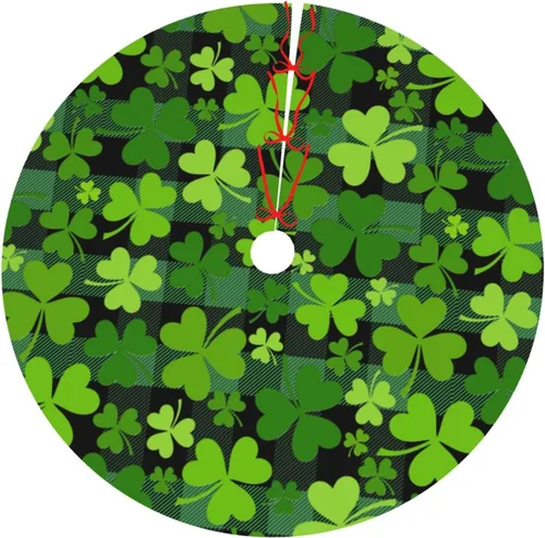 Vista 16 de Alfombra de césped de fútbol americano, divertido deporte, verde, 36 pulgadas, falda de árbol de Navidad, tapete, suministros divertidos