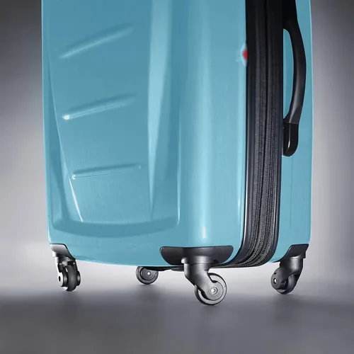 Vista 257 de Samsonite Winfield 2 Equipaje rígido con ruedas giratorias, Azul profundo, Juego de 3 piezas (20/24/28)