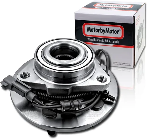 Vista 15 de MotorbyMotor 513188 Cojinete de rueda delantera y conjunto de cubo de 6 orejetas con ABS compatible con Chevy Trailblazer SSR, GMC Envoy, Buick