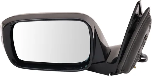 Vista 173 de TRQ Espejo plegable con calefacción eléctrica del lado del conductor con indicador de punto ciego pintura a juego negro liso compatible con Kia