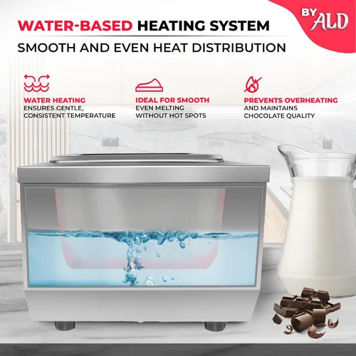 Vista 5 de ALDKitchen - Olla para derretir chocolate, calentador eléctrico de alimentos, derretidor profesional de dulces, 110 V