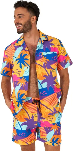 Vista 40 de Opposuits Traje de baño combinado de verano - Conjunto de dos piezas a juego para hombre - Ropa de natación de playa