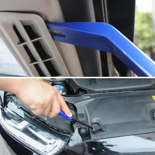 Vista 7 de Kit de herramientas de extracción de moldura automática, kit de herramientas de 15 piezas para panel de automóvil, puerta y ventana, juego
