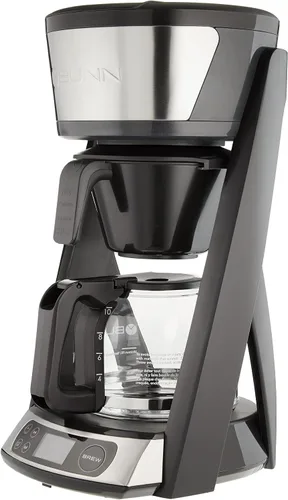 Vista 3 de BUNN HB Heat N Brew Cafetera programable de 10 tazas, acero inoxidable, 46500.0003