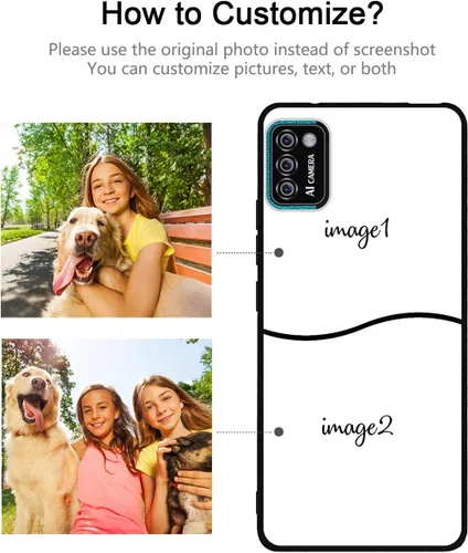 Vista 2 de Funda de teléfono personalizada para Cubot Note 7, funda personalizada con múltiples imágenes, funda suave con nombre, regalo de cumpleaños