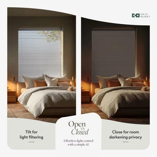 Vista 6 de CHICOLOGY Mini persianas inalámbricas para ventanas de interior, 12 pulgadas de ancho x 36 pulgadas de alto, listones de vinilo blanco de 1 pulgada