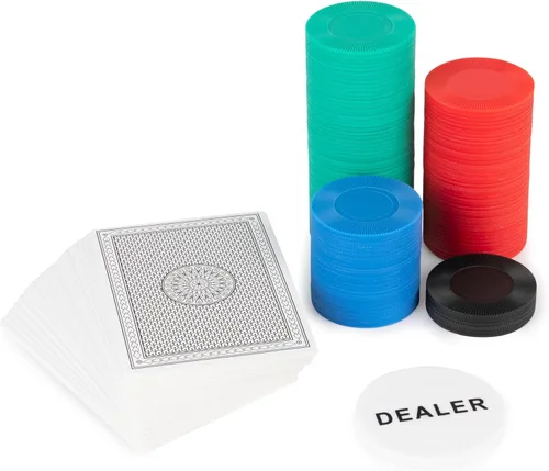Vista 9 de Spin Master Games, Cardinal Classics, juego de fichas de póquer de 100 piezas, juego de mesa familiar clásico, juego de póquer para principiantes