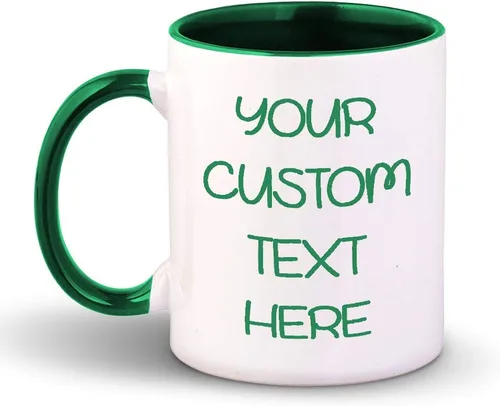 Vista 7 de Taza de café personalizada, texto personalizado en taza de café personalizada, taza personalizable, divertidos regalos personalizados, taza de té