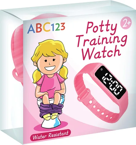 Vista 6 de ABC123 Reloj de entrenamiento para ir al baño – Recordatorio para bebé, temporizador resistente al agua para entrenamiento de inodoro, niños y niños