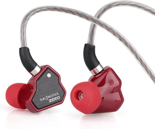 Vista 16 de Linsoul 7Hz Salnotes Zero HiFi 10mm controlador dinámico auricular que se ajusta al oído IEM con diafragma compuesto de metal, placa frontal