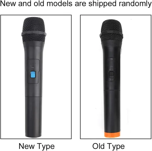 Vista 7 de Tangxi Micrófono VHF, altavoz universal de micrófono de karaoke de mano, más de 110 DB, sistema de micrófono inalámbrico para interiores