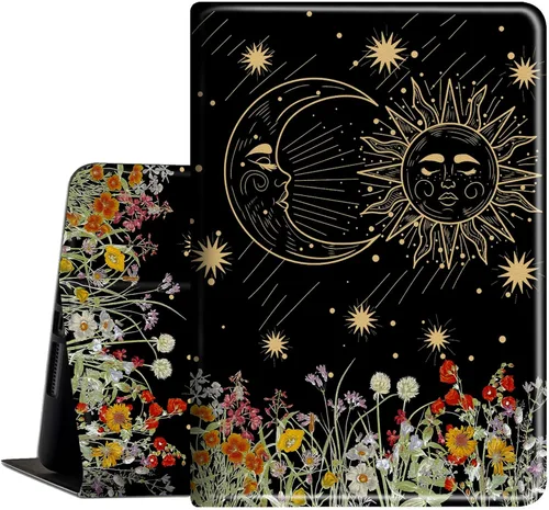 Vista 19 de Funda para tablet Kindle Fire HD 8 y 8 Plus (12ª generación 2022), funda delgada de piel sintética con función de encendido automático para tableta