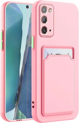 Vista 62 de Funda para Samsung Galaxy Note 10 con ranura para tarjeta de crédito TPU suave TPU silicona resistente a los arañazos delgada ranura para tarjeta