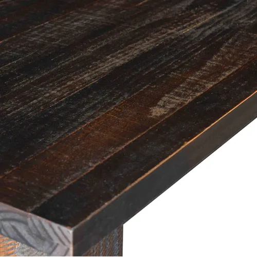 Vista 6 de Grain Wood Furniture Valerie Original - Mesa de comedor de madera maciza de 63 pulgadas, madera de granero Barnwood