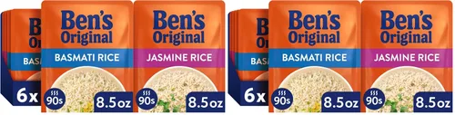 Vista 12 de BEN'S ORIGINAL Arroz Basmati Listo, Guarnición Fácil, Bolsa de 8.5 oz (Paquete de 6)