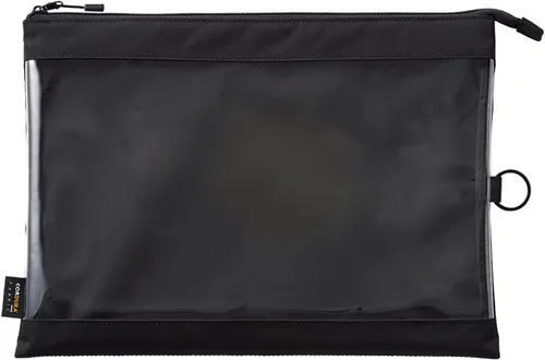 Vista 9 de LIHITLAB Estuche de marcador transparente voluminoso, 5.1 x 7.1 x 2.4 pulgadas, negro (F7582-24)