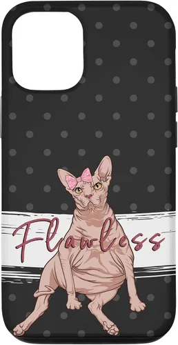 Vista 27 de Funny Sphynx Cat Flawless Naked Cat Fat Hairless Cat Case for iPhone 17