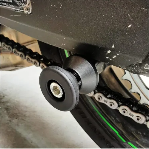 Vista 8 de Para Yamaha FZ6R FZ6 FZ8 FZ1 FZ400 FZ25 FZS600 FAZER XSR900 XSR700 XSR155 Motocicleta Basculante Carretes Soporte Tornillo M6 Brazo oscilante