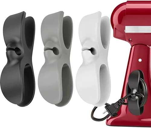 Vista 9 de Organizador de cables para electrodomésticos de cocina - Negro