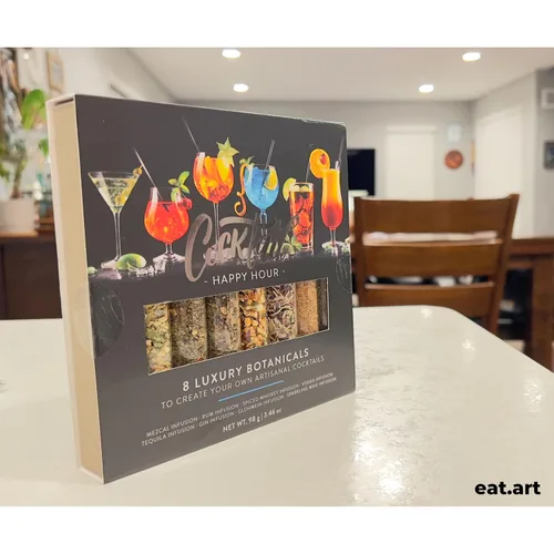 Vista 3 de Eat.art Happy Hour Set de regalo de hora de cóctel Regalo para hombres Regalo para mujeres Regalos de inauguración de la casa Regalo