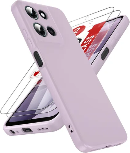Vista 96 de LeYi Funda para Motorola Moto G Play 4G 2024: Funda para Moto G Play 4G 2024 con funda delgada y antiarañazos, silicona líquida a prueba de golpes