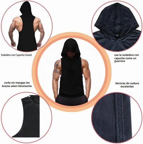 Vista 5 de SZKANI Camiseta sin mangas con estampado de calavera para hombre, chaleco de fitness para culturismo, camisetas de tirantes para entrenamiento