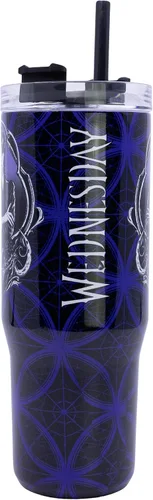Vista 2 de Wednesday XL - Taza térmica de acero inoxidable, 32.1 fl oz