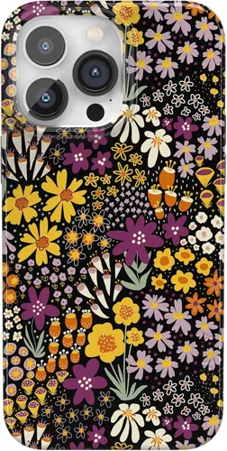 Vista 100 de Casely Funda para iPhone 14 Pro Max Todas las sonrisas Adhesivo de cara sonriente Compatible con MagSafe Diseño ultra delgado clásico