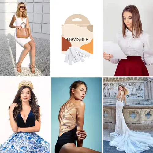 Vista 6 de 100 cintas de belleza de moda de calidad médica de doble cara para moda y cuerpo (100 piezas)