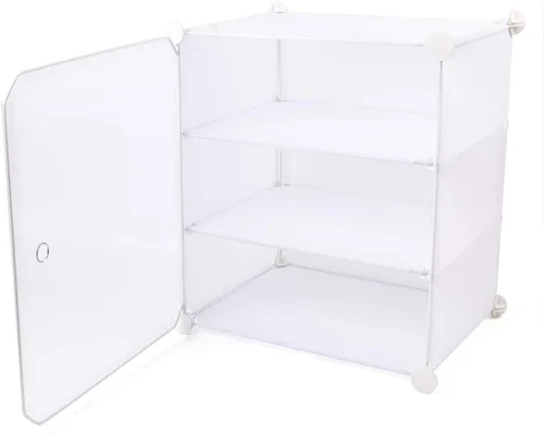 Vista 3 de Paquete de 12 cajas de almacenamiento de zapatos para 72 pares de zapatos, organizador apilable de plástico transparente para zapatos, contenedores