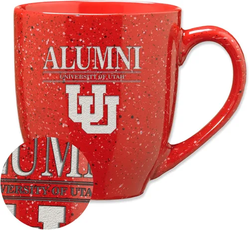 Vista 12 de Rico Industries NCAA Illinois Fighting Illini Alumni - Taza de café de cerámica moteada grabada con láser de 16 onzas