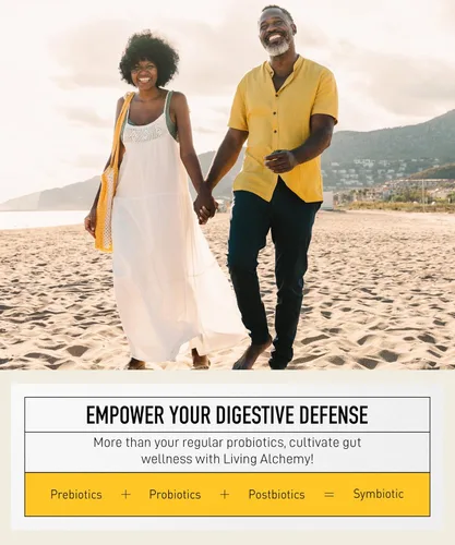 Vista 6 de Your Flora Probiotic Terrain - Probióticos sin OMG con soja fermentada, aloe vera y olmo resbaladizo para el equilibrio intestinal y la digestión
