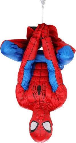 Vista 5 de MARVEL Boys Deluxe Spider Man Costume, Kids Spiderman Superhero Halloween Costume for Child - Officially Licensed