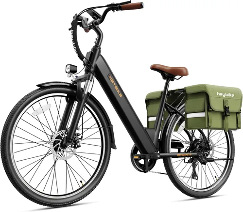 Vista 36 de Heybike Bicicleta eléctrica Cityscape 2.0 para adultos con motor de pico de 1200 W, batería extraíble de 468 Wh, bicicleta eléctrica de 50 millas